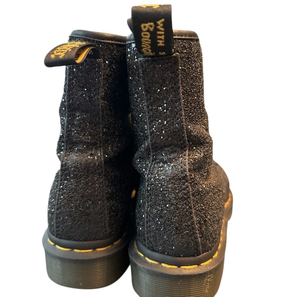 Dr. Martens Womens 1460 Farrah Black Chunky Glitter Lace-up Combat Boots
Size 6 - Picture 5 of 14